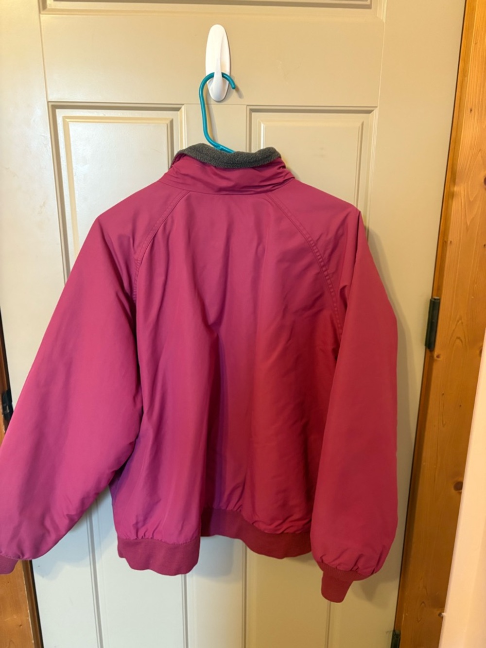 Lands' End Girls' Raspberry Puff Jacket - Picture 2 of 2